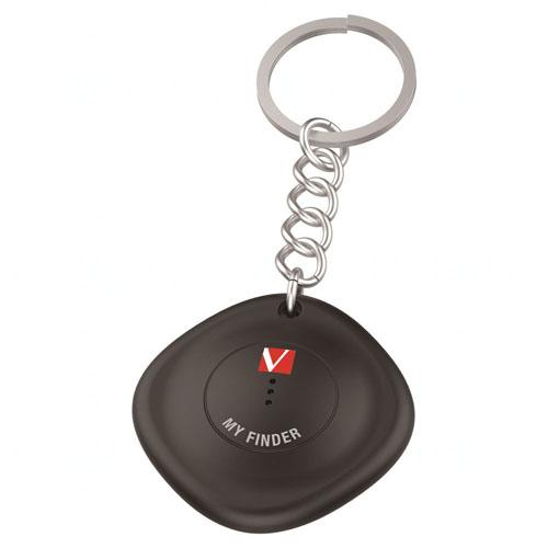 （まとめ買い）バーベイタム スマートトラッカー My Finder 紛失防止タグ iPhone/iPad連携 ブラック 32130 〔3個セット〕 【北海道・沖縄・離島配送不可】