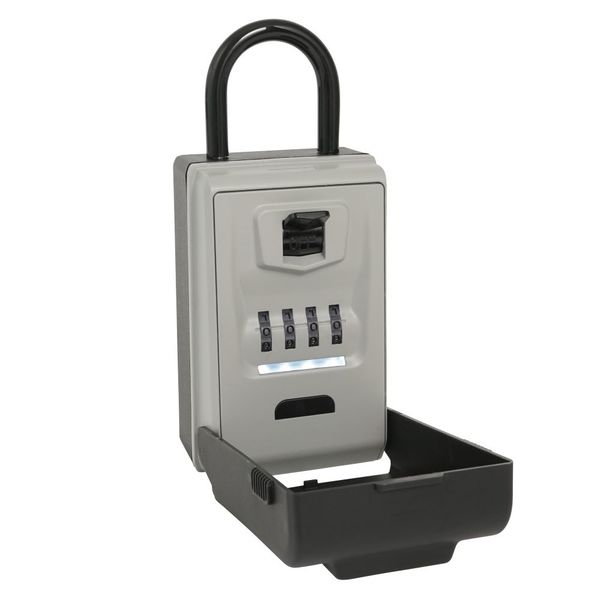 （まとめ買い）カール事務器 キーボックス 吊り下げタイプ LEDライト付き CKB-S04 〔×3〕 【北海道・沖縄・離島配送不可】
