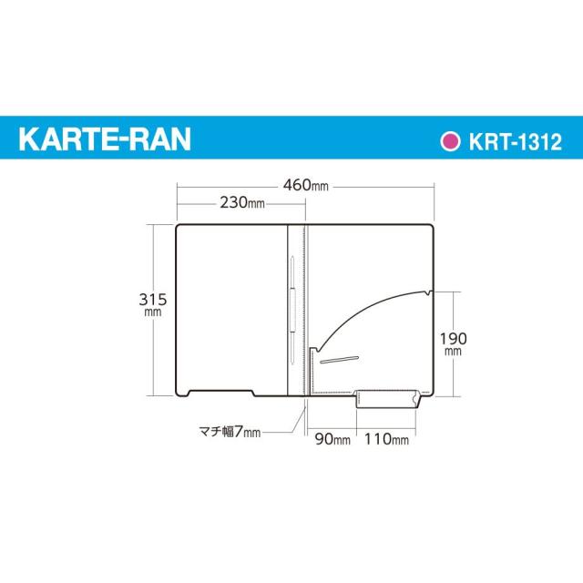 （まとめ買い）セキセイ KARTE-RAN カルテホルダー ファスナー付 下見出し A4 ヨコ置き 50枚入 KRT-1312-00 〔×3〕 【北海道・沖縄・離島配送不可】_5