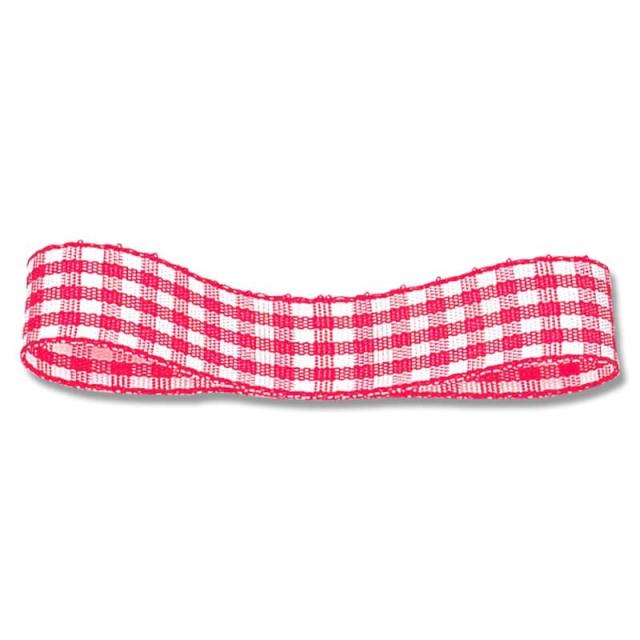 （まとめ買い）シモジマ HEIKO Nギンガムリボン 14mm幅×30m巻 アカ ラッピング用品 001424706 〔×3〕 【北海道・沖縄・離島配送不可】