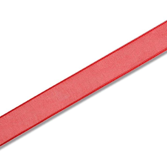 （まとめ買い）シモジマ HEIKO Fオーガンジーリボン 24mm幅×30m巻 赤 ラッピング用品 001423106 〔×3〕 【北海道・沖縄・離島配送不可】