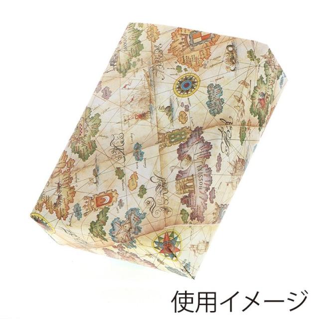 （まとめ買い）シモジマ HEIKO 包装紙 ファンシー柄 半才 コンパス 50枚 750×505mm ラッピング用品 002403022 〔×3〕 【北海道・沖縄・離島配送不可】_1