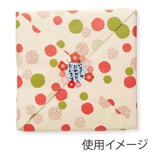 （まとめ買い）シモジマ HEIKO 包装紙 ファンシー柄 半才 はなあられ 50枚 750×528mm ラッピング用品 002411029 〔×3〕 【北海道・沖縄・離島配送不可】_1