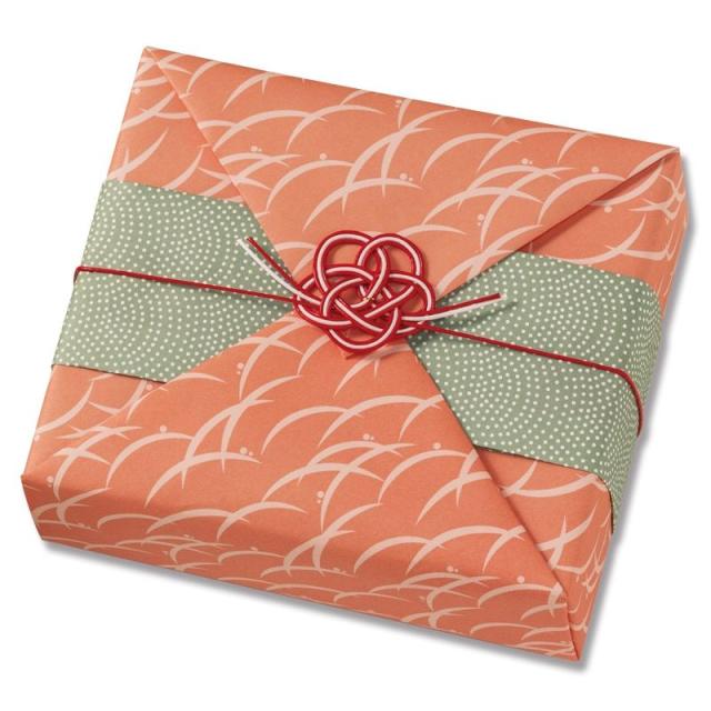 （まとめ買い）シモジマ HEIKO 包装紙 和柄 半才 つゆくさ 茜 50枚 750×528mm ラッピング用品 002411041 〔×3〕 【北海道・沖縄・離島配送不可】_2