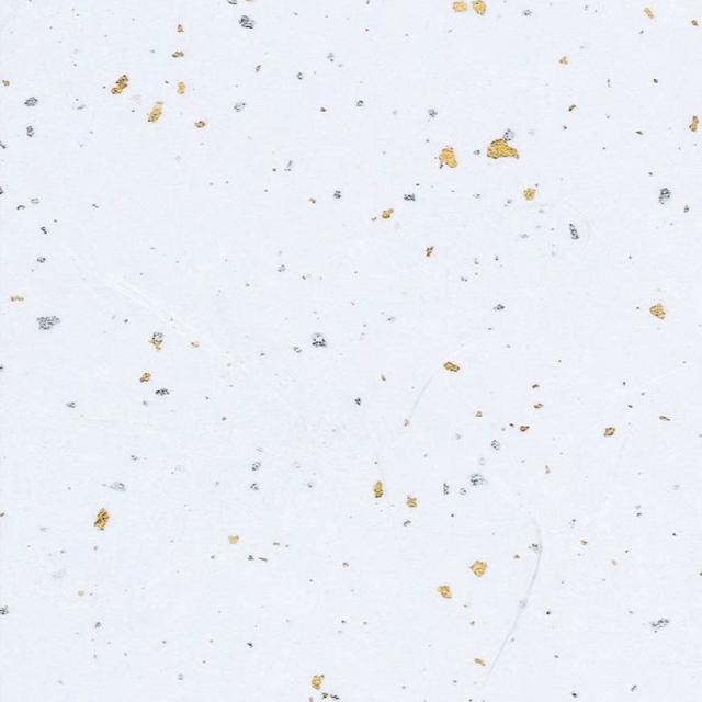 （まとめ買い）シモジマ HEIKO 包装紙 和紙 雲龍紙金銀振 白 50枚 545×788mm ラッピング用品 002107601 〔×3〕 【北海道・沖縄・離島配送不可】