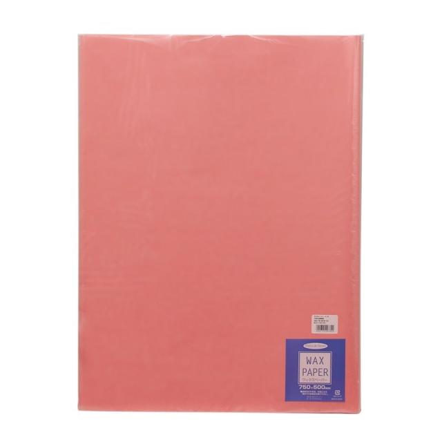 （まとめ買い）シモジマ HEIKO ワックスペーパー ピンク 750×500mm 50枚 ラッピング用品 002110301 〔×3〕 【北海道・沖縄・離島配送不可】_1