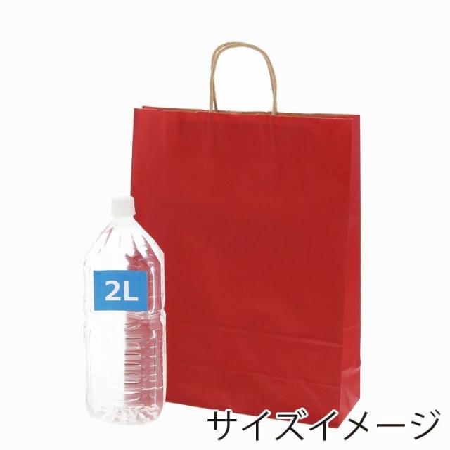 （まとめ買い）シモジマ HEIKO 手提げ紙袋 25チャームバッグ 25CB 2才 未晒 赤C 50枚 幅320×マチ115×高410mm 003201403 〔×3〕 【北海道・沖縄・離島配送不可】_4