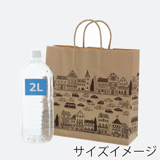 （まとめ買い）シモジマ HEIKO 手提げ紙袋 25チャームバッグ 25CB 3才 ニュータウンB 50枚 幅320×マチ115×高310mm 003250800 〔×3〕 【北海道・沖縄・離島配送不可】_4