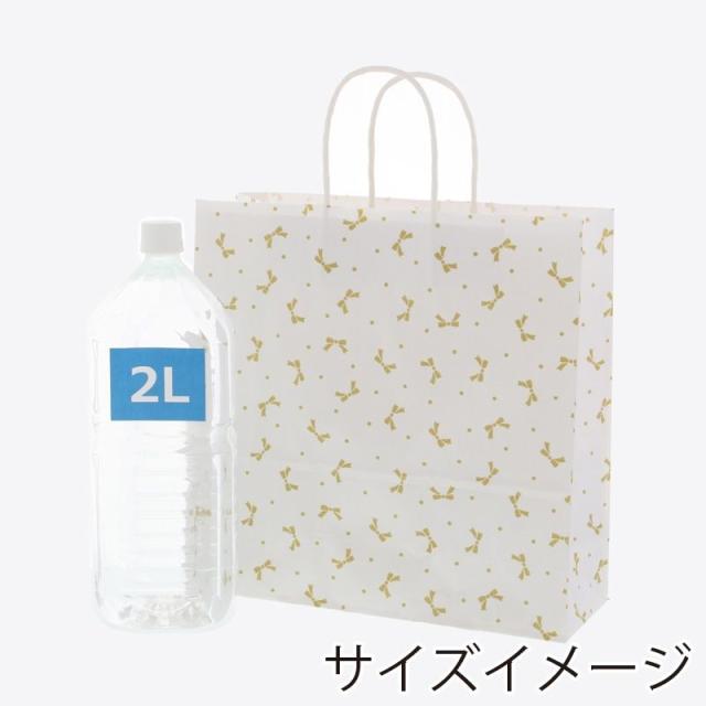 （まとめ買い）シモジマ HEIKO 手提げ紙袋 25チャームバッグ 25CB 3才 ニューリボン 金 50枚 幅320×マチ115×高310mm 003258500 〔×3〕 【北海道・沖縄・離島配送不可】_4