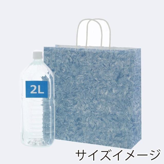 （まとめ買い）シモジマ HEIKO 手提げ紙袋 25チャームバッグ 25CB 3才 雲竜 青 50枚 幅320×マチ115×高310mm 003260201 〔×3〕 【北海道・沖縄・離島配送不可】_4
