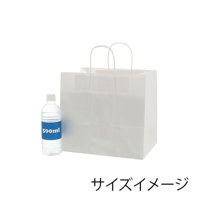 （まとめ買い）シモジマ HEIKO 手提げ紙袋 25チャームバッグ 25CB 30-21 晒白無地 50枚 幅300×マチ210×高275mm 003267120 〔×3〕 【北海道・沖縄・離島配送不可】_4