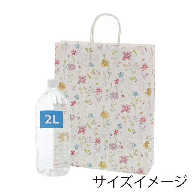 （まとめ買い）シモジマ HEIKO 手提げ紙袋 25チャームバッグ 25CB 2才 フラワーアラカルト 50枚 幅320×マチ115×高410mm 003230410 〔×3〕 【北海道・沖縄・離島配送不可】_4