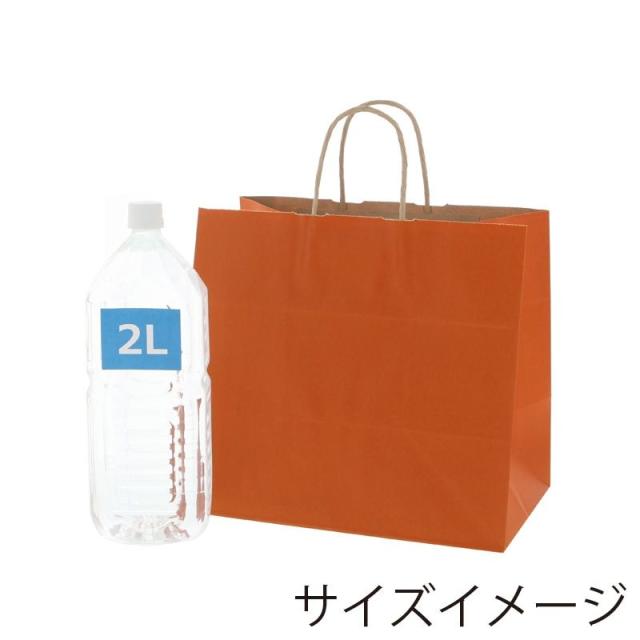 （まとめ買い）シモジマ HEIKO 手提げ紙袋 25チャームバッグ 25CB 32-4 未晒 オレンジC 50枚 幅320×マチ200×高290mm 003268711 〔×3〕 【北海道・沖縄・離島配送不可】_4
