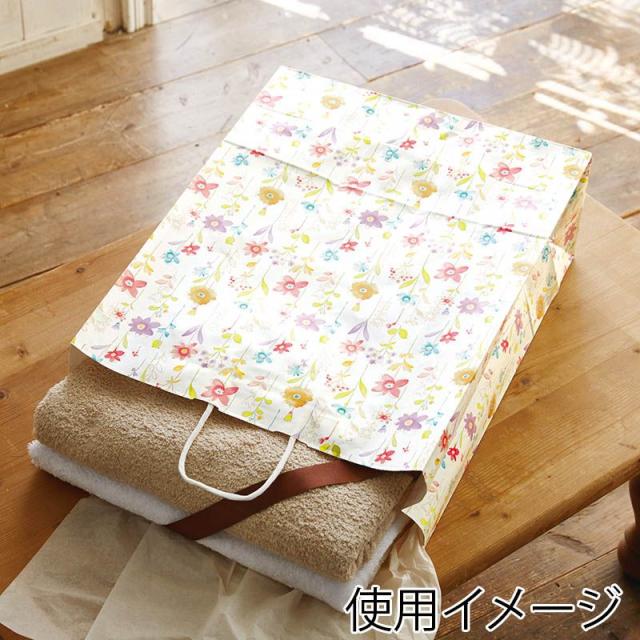 （まとめ買い）シモジマ HEIKO 手提げ紙袋 25チャームバッグ 25CB カスタムB フラワーアラカルト 50枚 幅380×マチ150×高500mm 003283412 〔×3〕 【北海道・沖縄・離島配送不可】_3