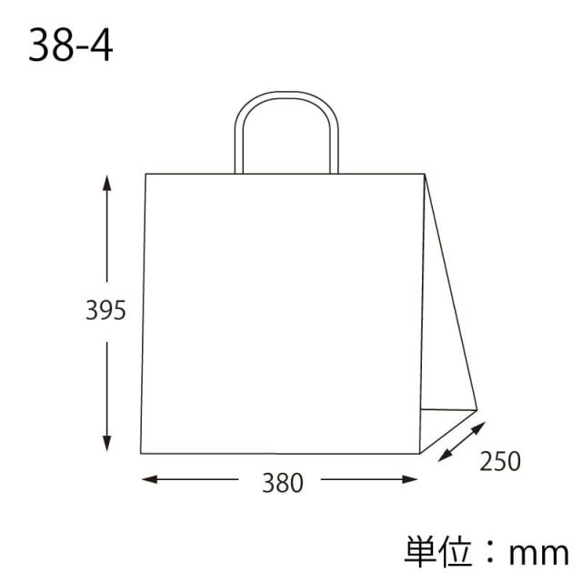 （まとめ買い）シモジマ HEIKO 手提げ紙袋 25チャームバッグ 25CB 38-4 未晒 無地50枚 幅380×マチ250×高395mm 003291001 〔×3〕 【北海道・沖縄・離島配送不可】_3