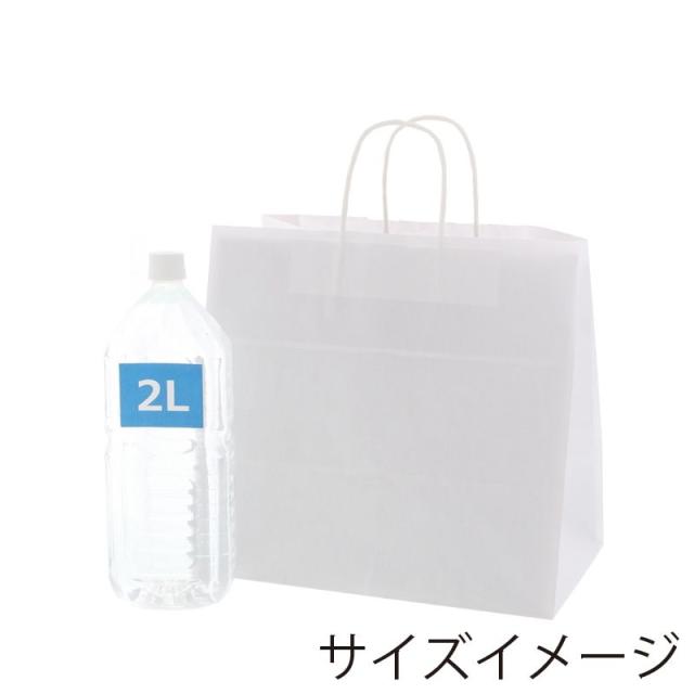 （まとめ買い）シモジマ HEIKO 手提げ紙袋 25チャームバッグ 25CB 34-1 晒白無地100G 50枚 幅340×マチ220×高320mm 003269102 〔×3〕 【北海道・沖縄・離島配送不可】_4