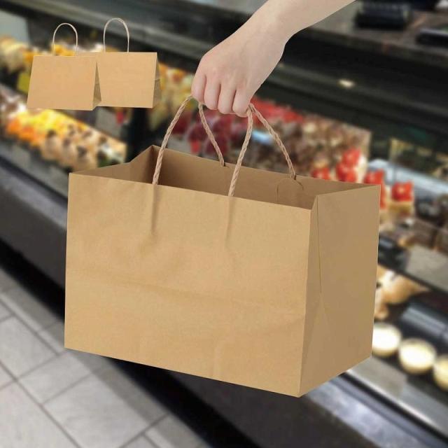 （まとめ買い）シモジマ HEIKO 手提げ紙袋 Pスムースバッグ 31-19 未晒無地 25枚 幅310×マチ190×高210mm 003155204 〔×3〕 【北海道・沖縄・離島配送不可】