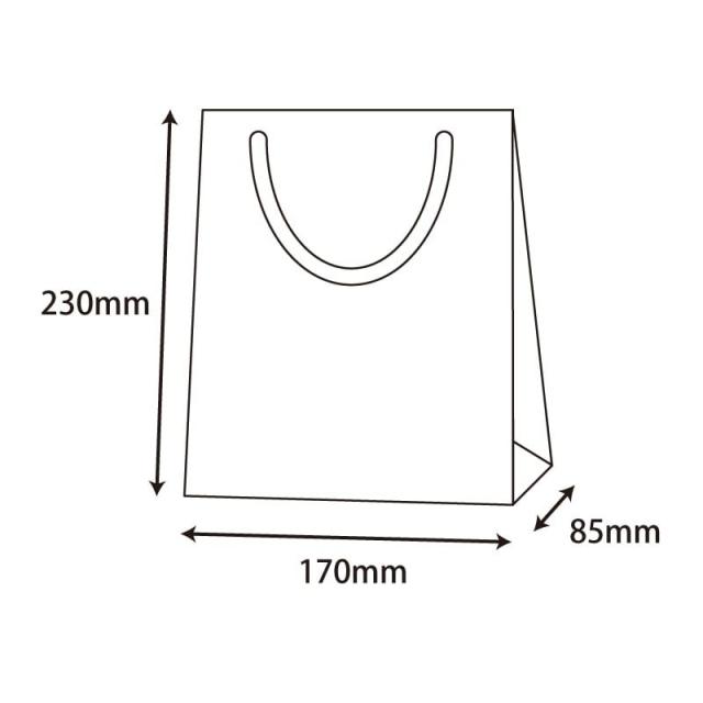 （まとめ買い）シモジマ HEIKO 手提げ紙袋 ブライトバッグ T-3 白 10枚 幅170×マチ85×高230mm 006143106 〔×3〕 【北海道・沖縄・離島配送不可】_3