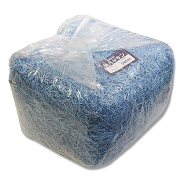 （まとめ買い）シモジマ HEIKO 緩衝材 紙パッキン 業務用1kg入 ブルー 梱包用品 003800902 〔×3〕 【北海道・沖縄・離島配送不可】