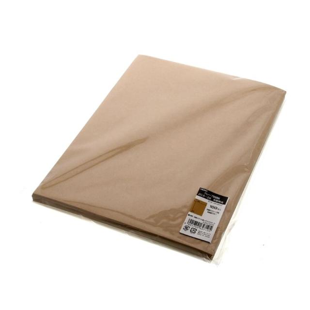 （まとめ買い）シモジマ HEIKO クレープ包装紙 20.8-28 未晒無地 100枚 幅208×高280mm 食品用資材 004738298 〔×3〕 【北海道・沖縄・離島配送不可】_1