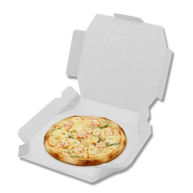 （まとめ買い）シモジマ HEIKO 食品容器 N ピザ箱 LL 白 10枚 横375×縦375×高50mm 004247740 〔×3〕 【北海道・沖縄・離島配送不可】_1