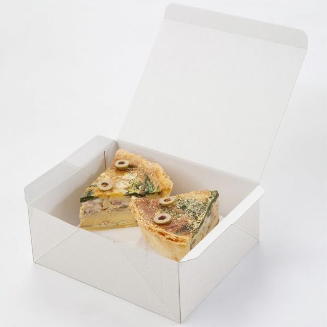 （まとめ買い）シモジマ HEIKO 食品容器 エコパームボックス プレーンL 20枚 004247842 〔×3〕 【北海道・沖縄・離島配送不可】_2