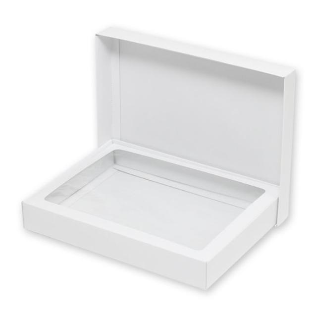 （まとめ買い）シモジマ HEIKO 箱 デラックス白無地箱(エスプリ) DH-6 DXタオル6本 かぶせ蓋 10枚 内寸225×300×高45mm ギフトボックス 006821000 〔×3〕 【北海道・沖縄・離島配送不可】