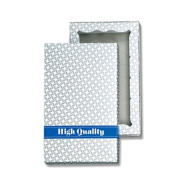 （まとめ買い）シモジマ HEIKO 箱 洋品箱 H-3(タオル3本用) チドリ銀 50枚 内寸165×275×高30mm ギフトボックス 006805400 〔×3〕 【北海道・沖縄・離島配送不可】