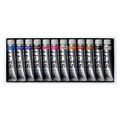 （まとめ買い）ターナー色彩 アクリル絵具 U-35 アクリリックス 20ml 24色セット UA02024C 〔×3〕 【北海道・沖縄・離島配送不可】_2