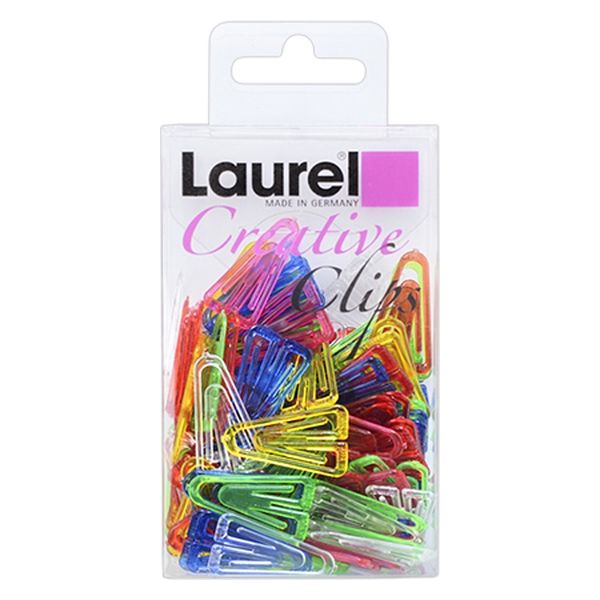 （まとめ買い）LAUREL(ローレル) クリスタルプラスチッククリップ 10×25mm アソート 100個入 0116-96 〔×10〕 【北海道・沖縄・離島配送不可】
