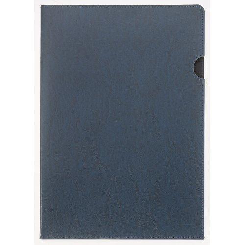 （まとめ買い）レイメイ藤井ツァイトベクター ドキュメントファイル A4 ネイビー ZVF1404K 〔3冊セット〕 【北海道・沖縄・離島配送不可】
