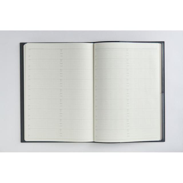 （まとめ買い）高橋書店 手帳 2026年4月始まり No.974 デスクダイアリーカジュアル B5 週間バーティカル式＆月間ブロック式 ブルーブラック 〔3冊セット〕 【北海道・沖縄・離島配送不可】_6