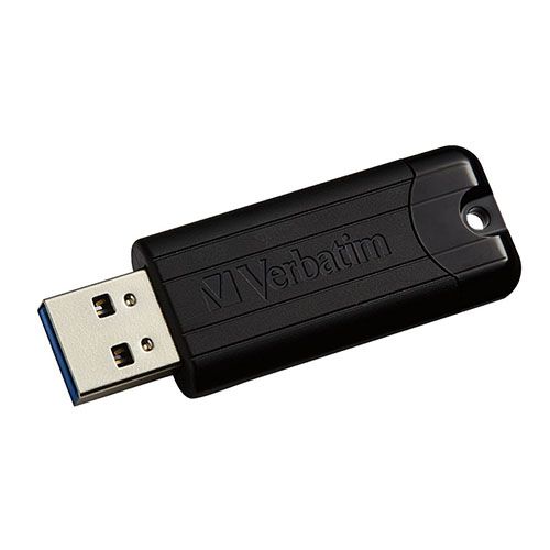 【メール便発送】バーベイタム USBメモリ スライド式 USBSPS128GZV1