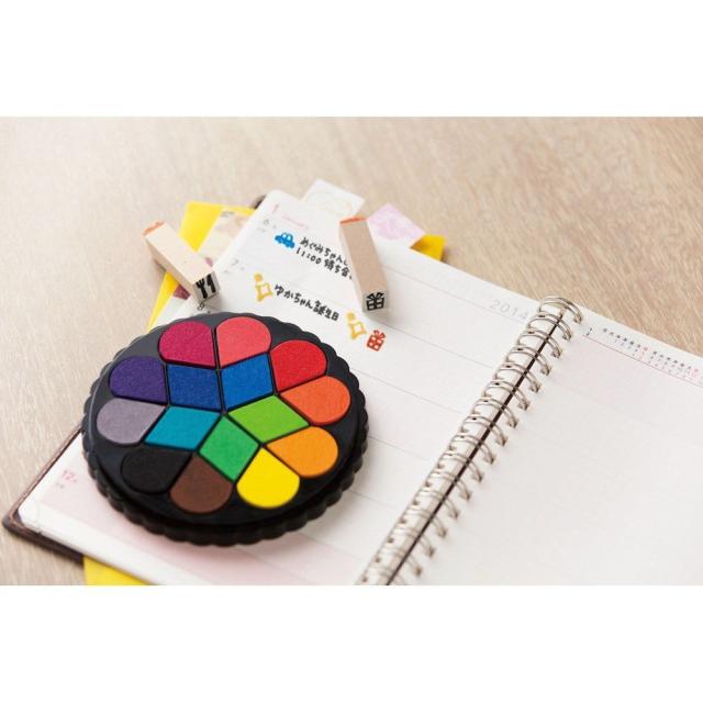 (業務用50セット) シヤチハタ イロドリパッド ブーケタイプ HPR-15BA ☆送料180円〜シャチハタ イロドリパッド ブーケタイプ