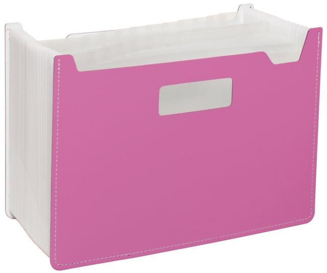 （まとめ買い）セキセイ パピエリ ドキュメントスタンド ワイド 25P ピンク FB-2382-21 〔3冊セット〕