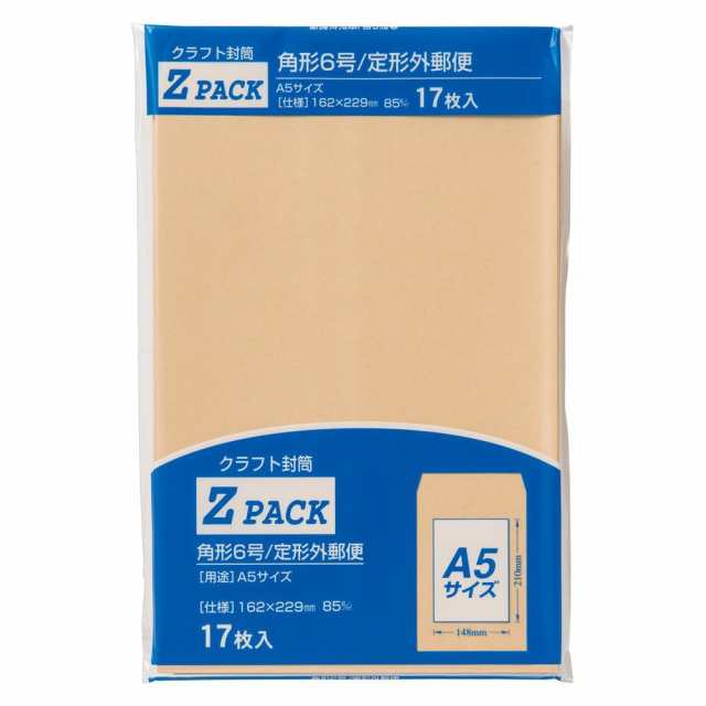 （まとめ買い）マルアイ クラフト封筒Z 角6 85G PK-Z6 〔×60〕