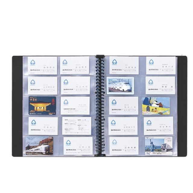 （まとめ買い）コレクト 10ポケットバインダーブラック(厚型) 30穴 2列5段 S-3425-BK 〔3冊セット〕 【北海道・沖縄・離島配送不可】の通販は