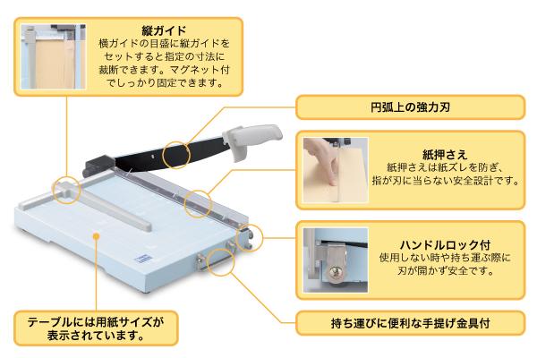 （まとめ買い）オープン工業 スチール裁断器 A3版 SA-202 〔3台セット〕 【北海道・沖縄・離島配送不可】_1