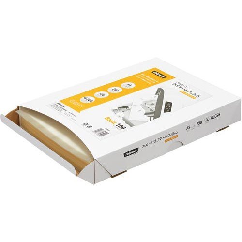 （まとめ買い）フェローズ ラミネートフィルム スタンダード ボーナスパック A3サイズ用 100ミクロン 250枚入 5849201 〔3冊セット〕 【北海道・沖縄・離島配送不可】