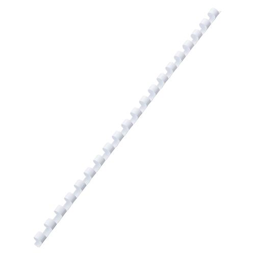 （まとめ買い）アコ・ブランズ GBCドキュバインド プラスチックリング 白 6mm A4 20穴 100本入 PR0620A4Z-WH 〔×3〕 【北海道・沖縄・離島配送不可】