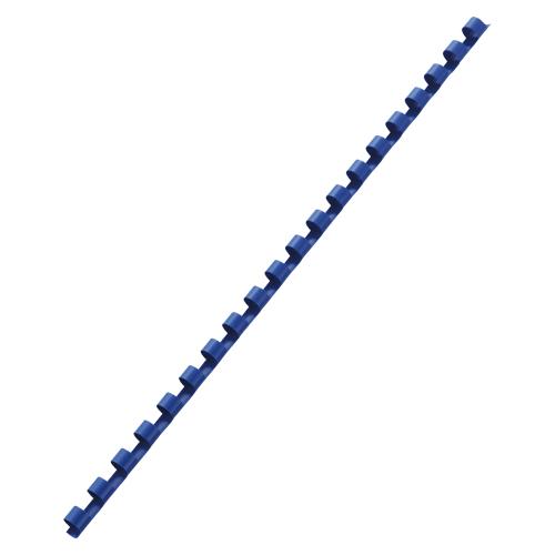 （まとめ買い）アコ・ブランズ GBCドキュバインド プラスチックリング 青 8mm A4 20穴 100本入 PR0820A4Z-BL 〔×3〕 【北海道・沖縄・離島配送不可】