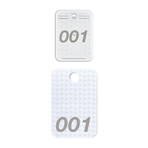 （まとめ買い）オープン クロークチケット 001〜020 白 BF-160-WH 〔×3〕の通販は