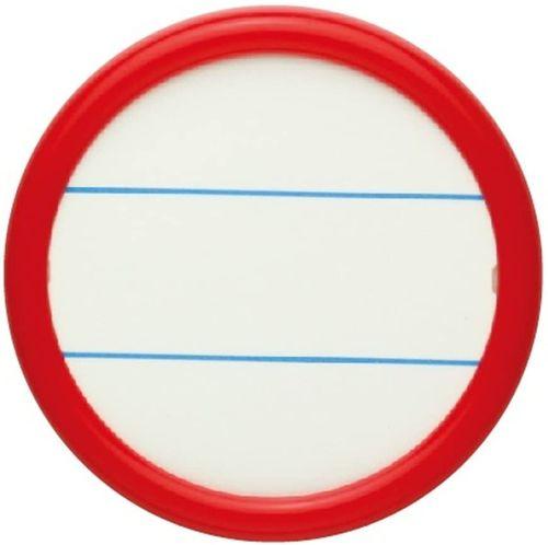 （まとめ買い）ソニック 丸型名札 大 両用 赤 NF-15-R 〔50個セット〕 【北海道・沖縄・離島配送不可】の通販は 5,500円