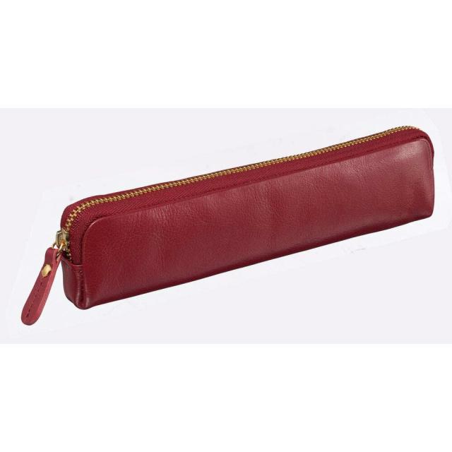 （まとめ買い）レイメイ藤井 BLOOMSBURY ブルームズベリー レザーペンケース ワイン NF2803Z 〔3個セット〕 【北海道・沖縄・離島配送不可】