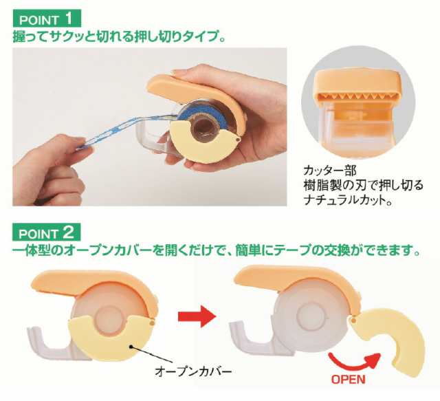 まとめ買い）リヒトラブ マスキングテープカッター 幅広タイプ