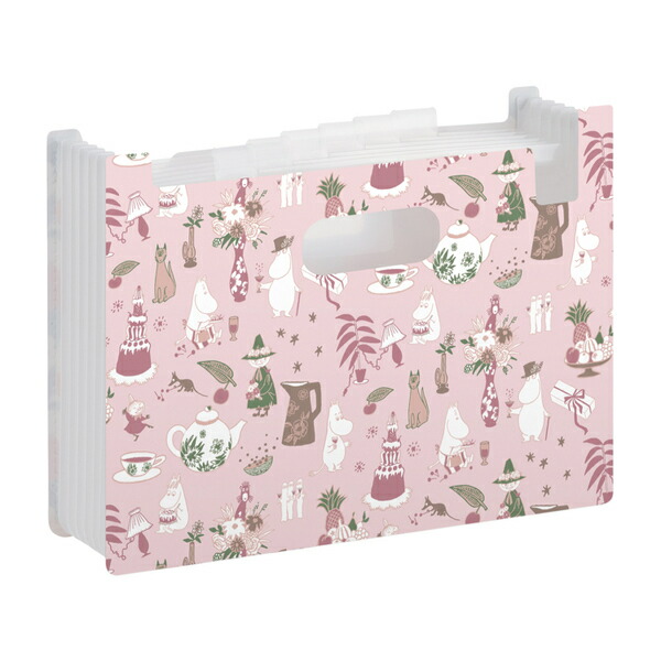 （まとめ買い）セキセイ ムーミン×finn’ ドキュメントスタンド パーティピンク MUMN-7372-00 〔×3〕