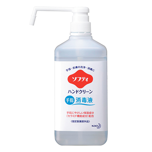 （まとめ買い）花王 ソフティ ハンドクリーン 手指消毒液 1L 業務用 508775 指定医薬部外品 〔×3〕 【北海道・沖縄・離島配送不可】