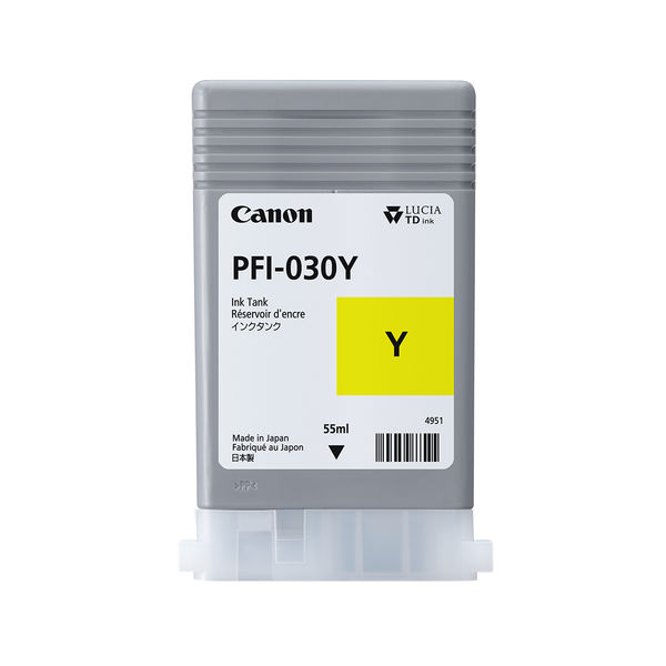 （まとめ買い）キヤノン Canon 純正 インクタンク 大判プリンター imagePROGRAF用 イエロー PFI-030Y 〔3個セット〕 【北海道・沖縄・離島配送不可】