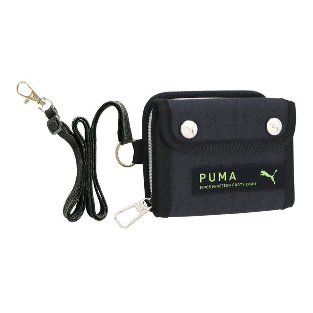 （まとめ買い）クツワ PUMA ダブルホックLCPウォレット ブラック PM383BK 〔3個セット〕の通販は 6,098円