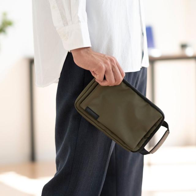 （まとめ買い）クツワ 収納 Dr.ion マルチワークケース バッグインバッグ B6 ブルーグレー 302DRGY 〔3個セット〕 【北海道・沖縄・離島配送不可】